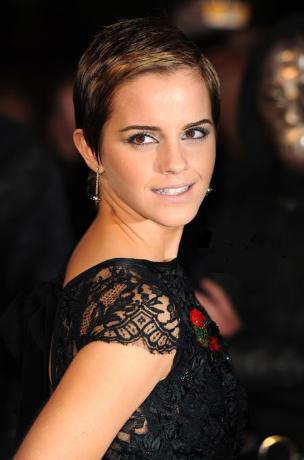 emma watson hair short. ”Short hair is to be worn with